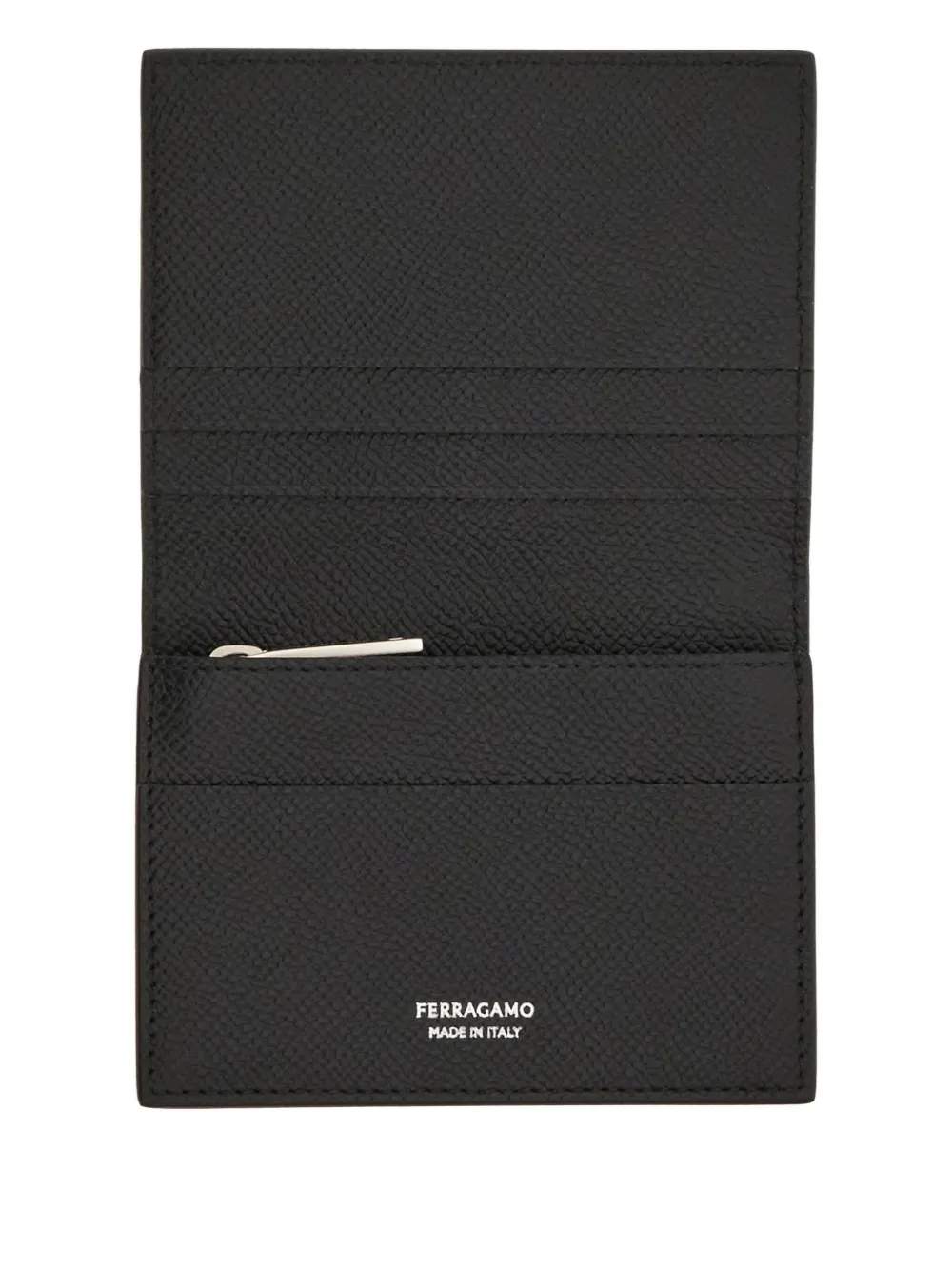 Ferragamo Gancini leren pasjeshouder Groen