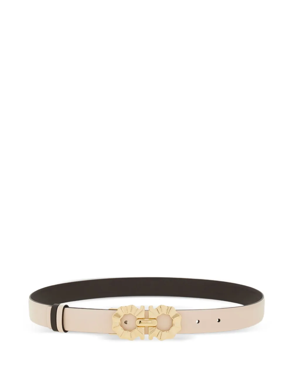 Ferragamo Riem met Gancini-gesp Roze