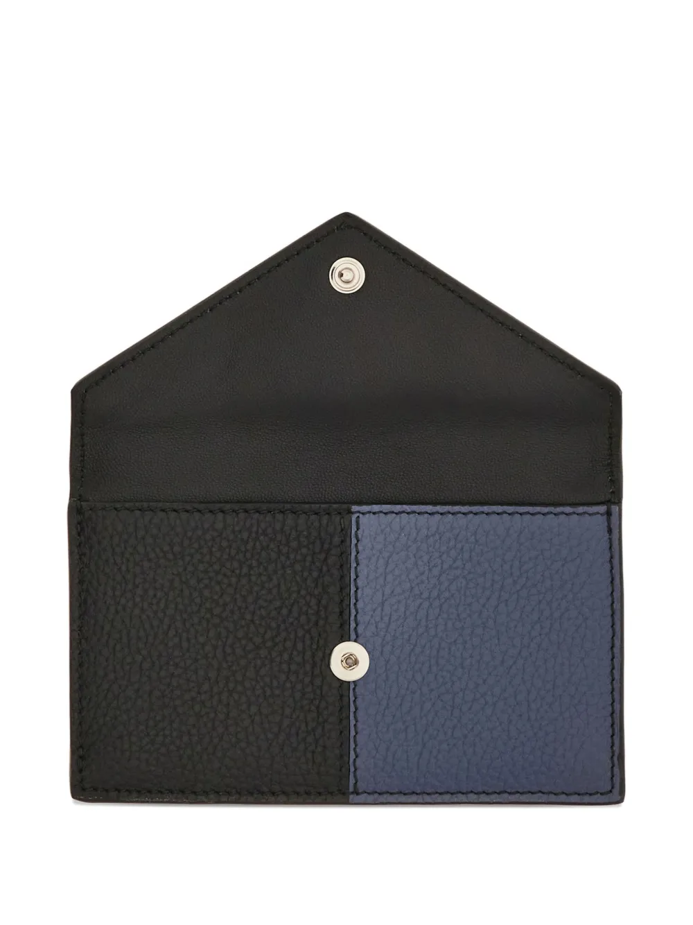 Ferragamo Pasjeshouder met colourblocking Blauw