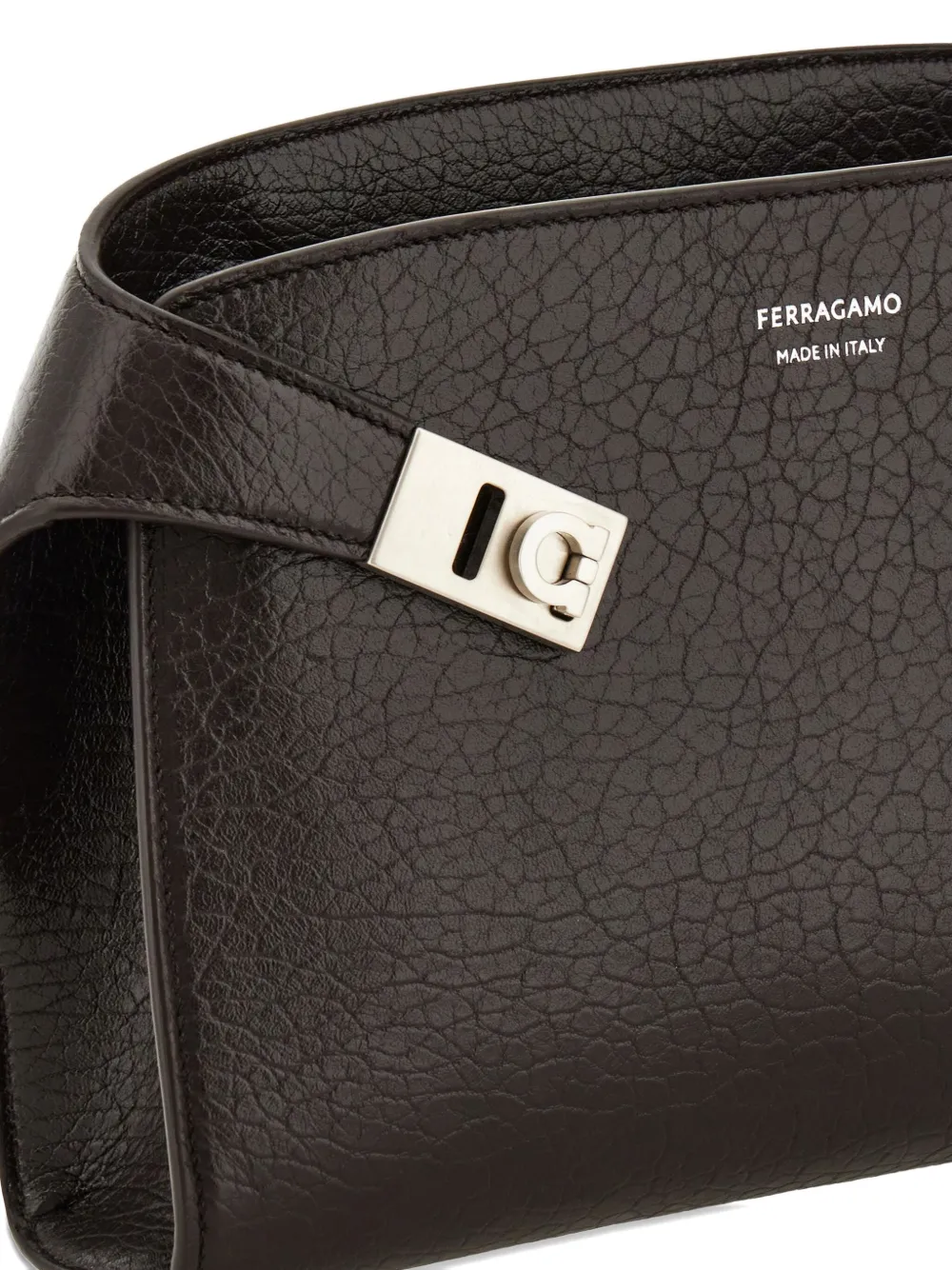 Ferragamo Gancini Belt Bag In Brown