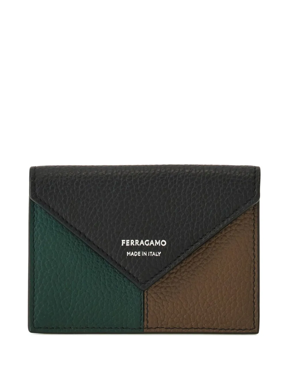 Ferragamo Pasjeshouder met envelop vlak Zwart