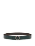 Ferragamo Gancini buckle reversible belt - Green