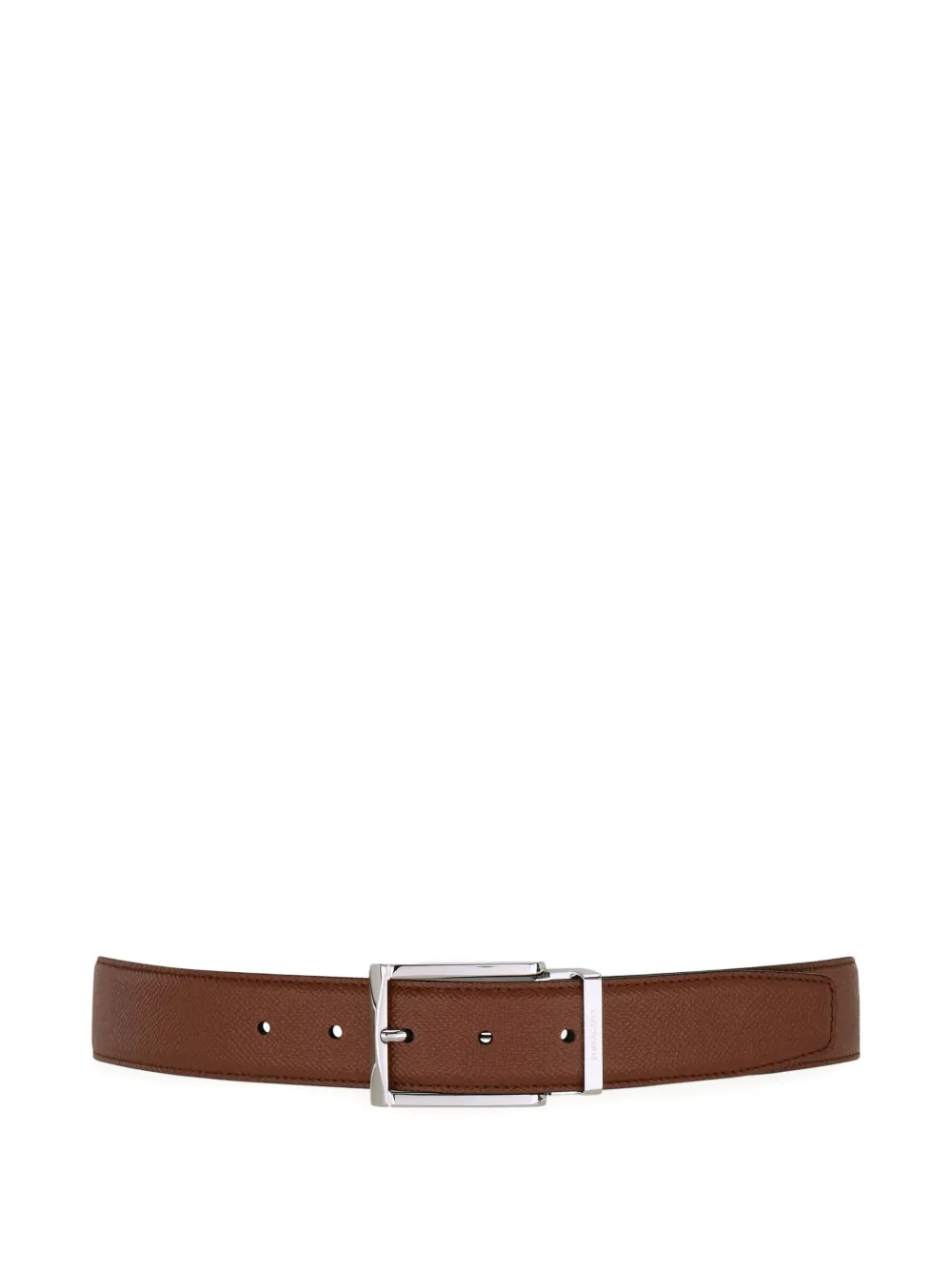 Ferragamo reversible rectangle-buckle belt - Zwart