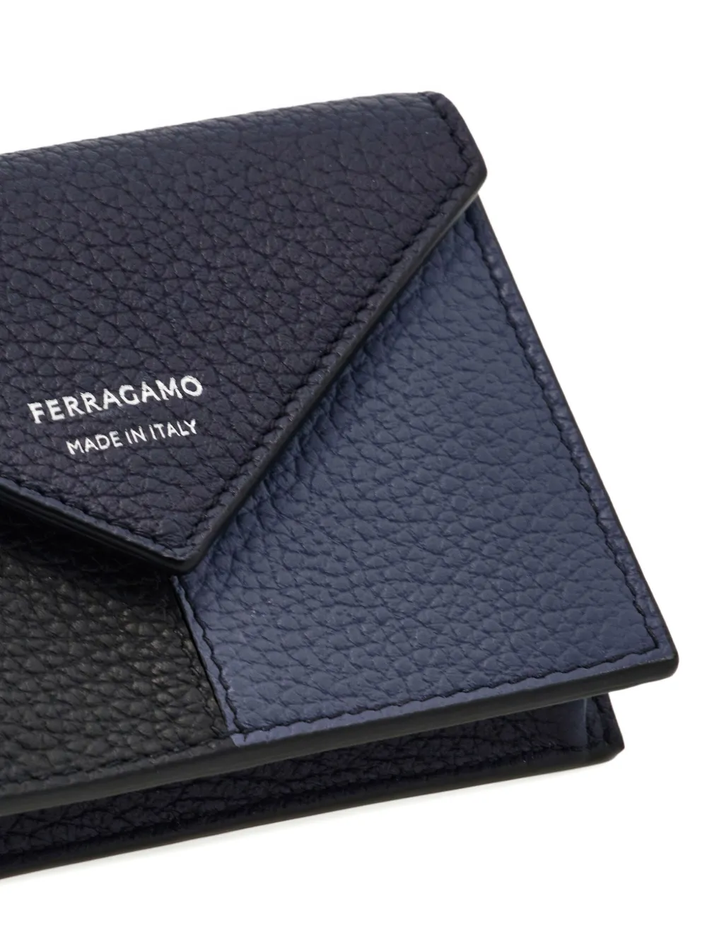 Ferragamo Pasjeshouder met envelop vlak Blauw