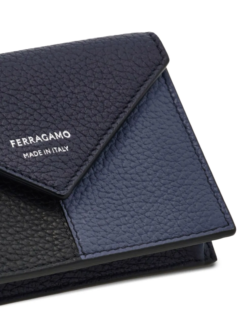  Ferragamo Envelope Panel Cardholder - Blue 
