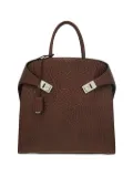 Ferragamo Hug Gancini-buckle tote bag - Brown