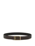 Ferragamo reversible square-buckle belt - Brown