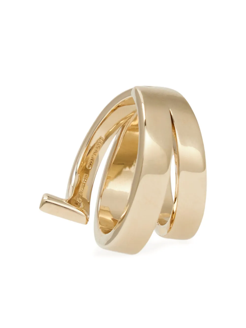 Gancini wrap ring