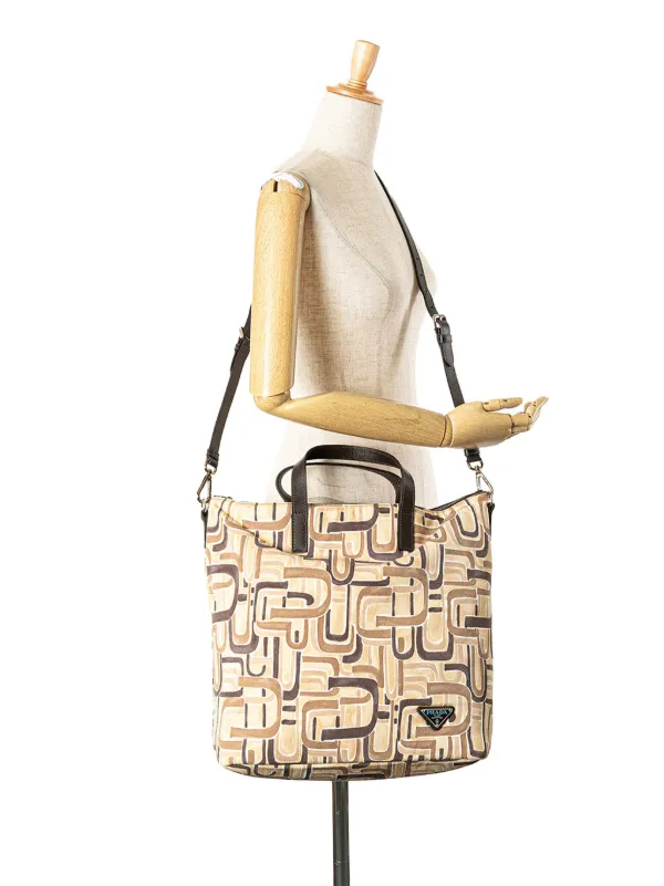 Prada Pre-Owned 2013-2025 テスート スタンパート サッチェルバッグ 