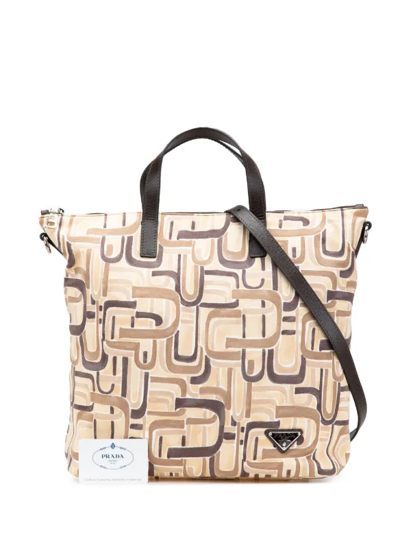 Prada Pre-Owned 2013-2025 テスート スタンパート サッチェルバッグ 