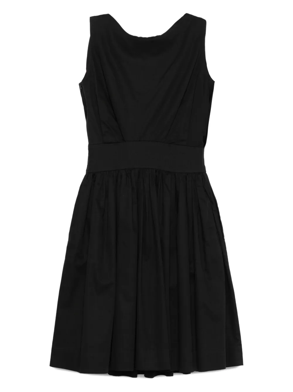 Vivienne Westwood Pre-Owned 2015-2016 geplooide mini-jurk - Zwart