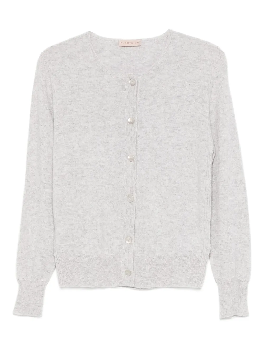 Purotatto cárdigan con botones | gris | Image 1