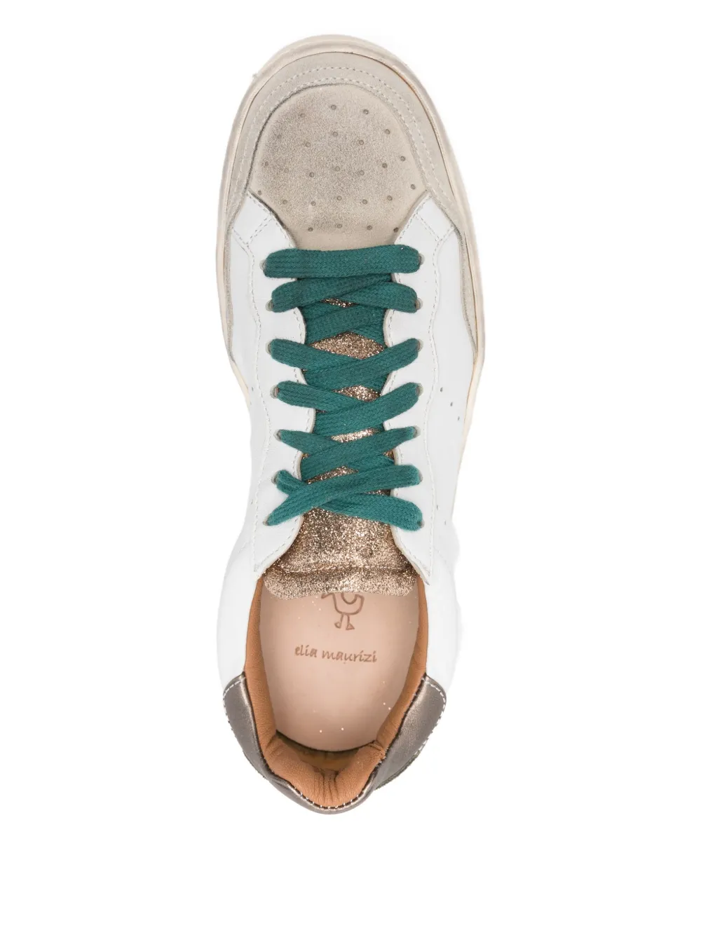 ELIA MAURIZI Fiona panelled sneakers Wit