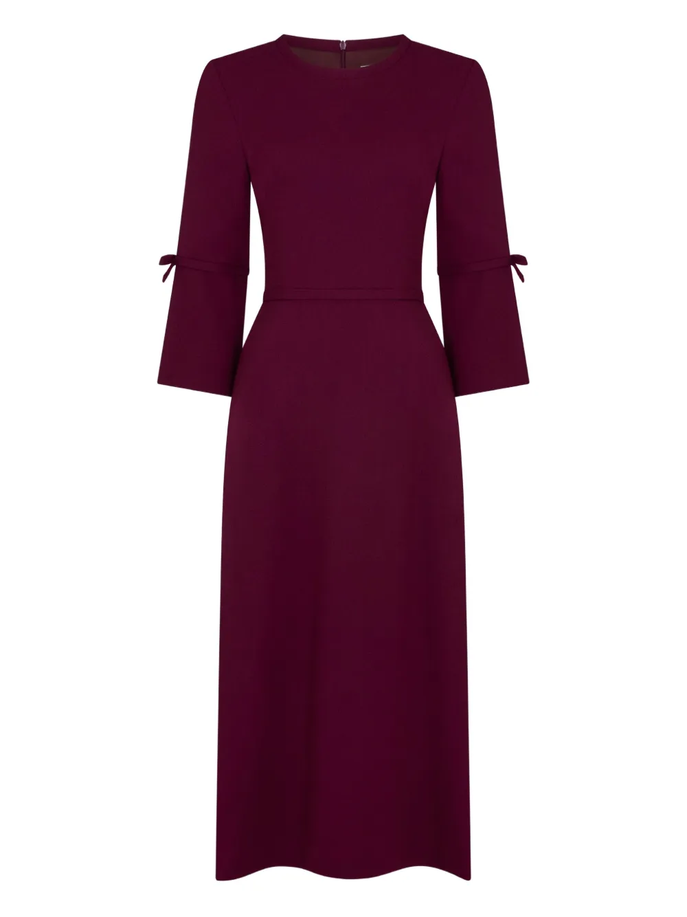 JANE tie-cuff midi dress | Red | Image 1