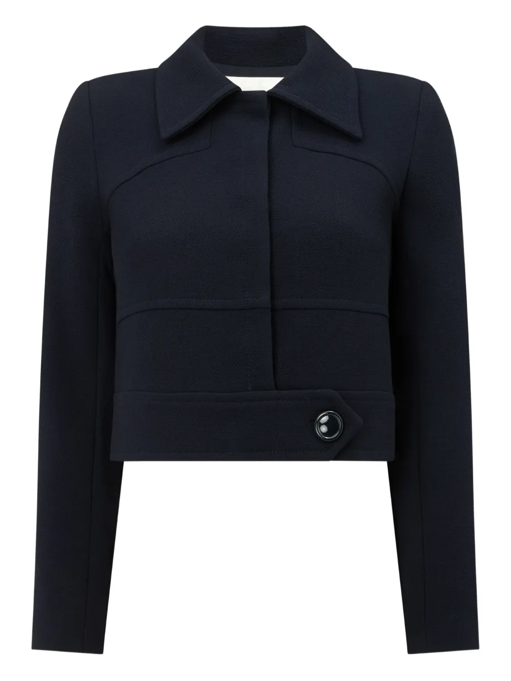 JANE Weaver panelled wool jacket | Blue | Image 1