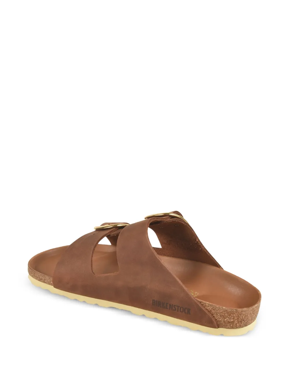 Birkenstock Arizona double-buckle leather sandals Brown