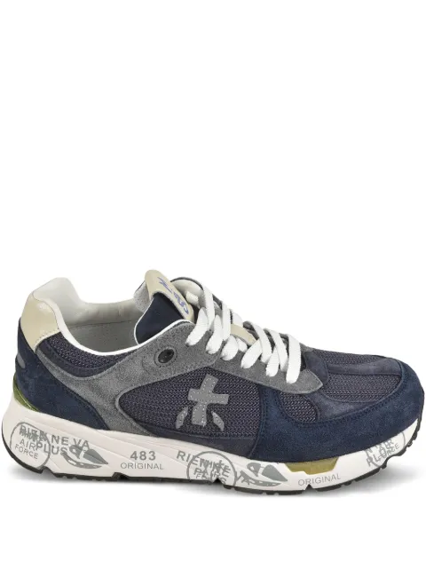 Premiata suede-mesh sneakers
