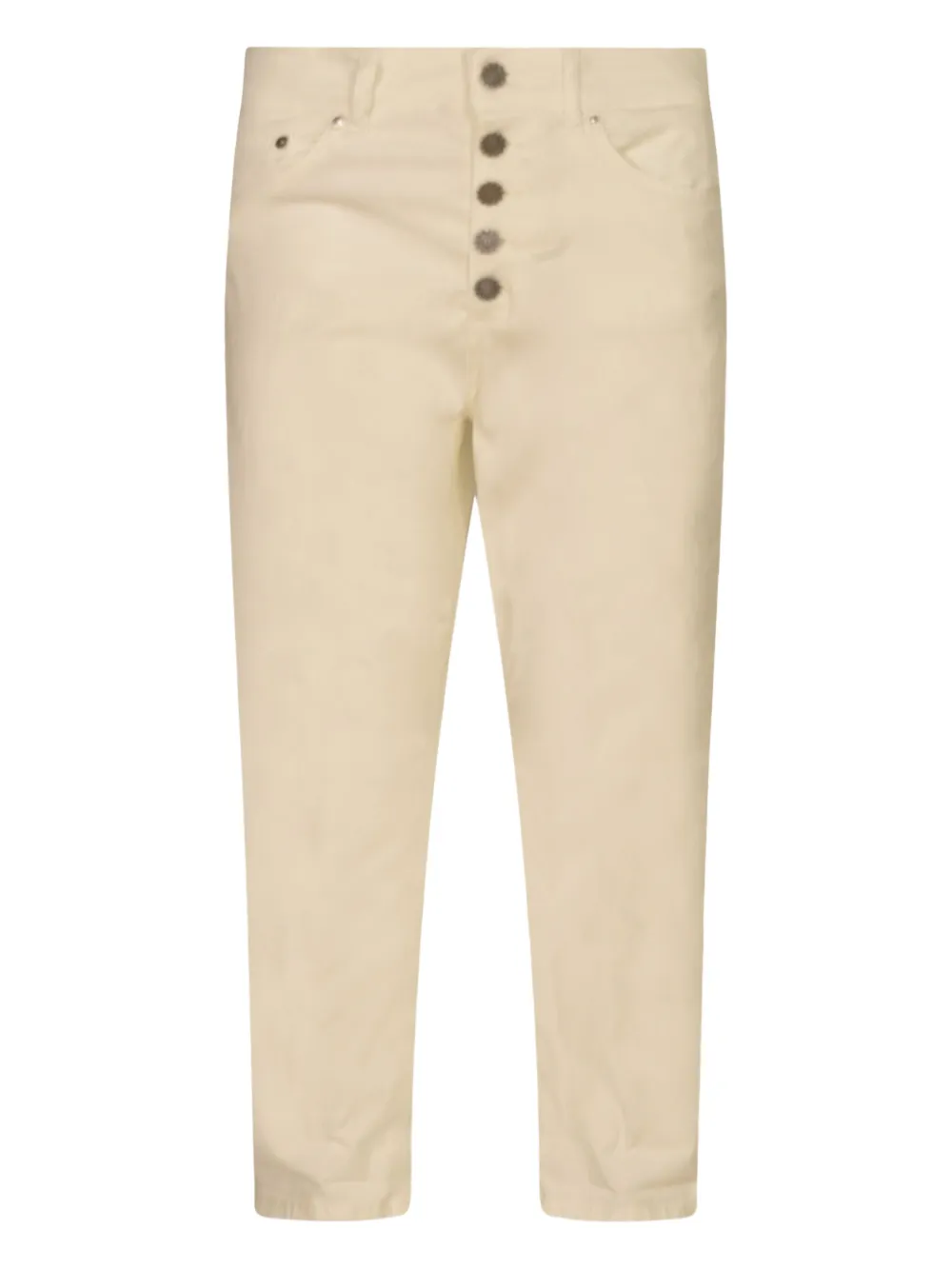 DONDUP Broek met logopatch Beige