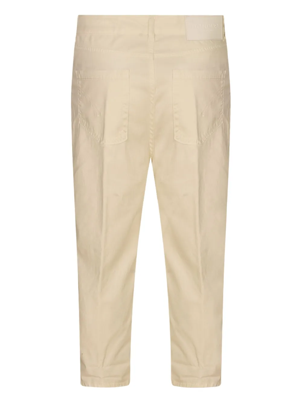 DONDUP Broek met logopatch Beige