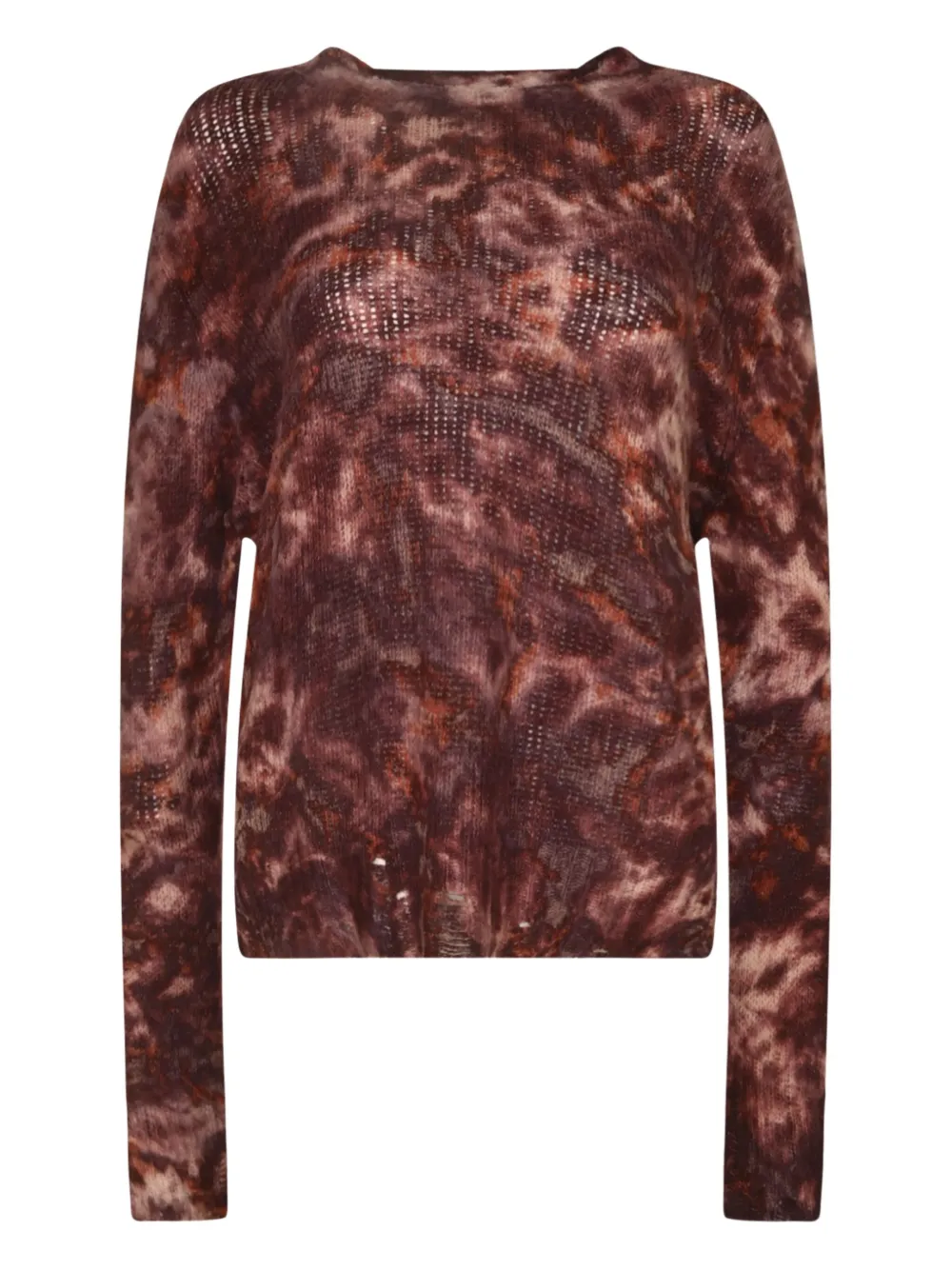 Avant Toi Trui met tie-dye print Rood
