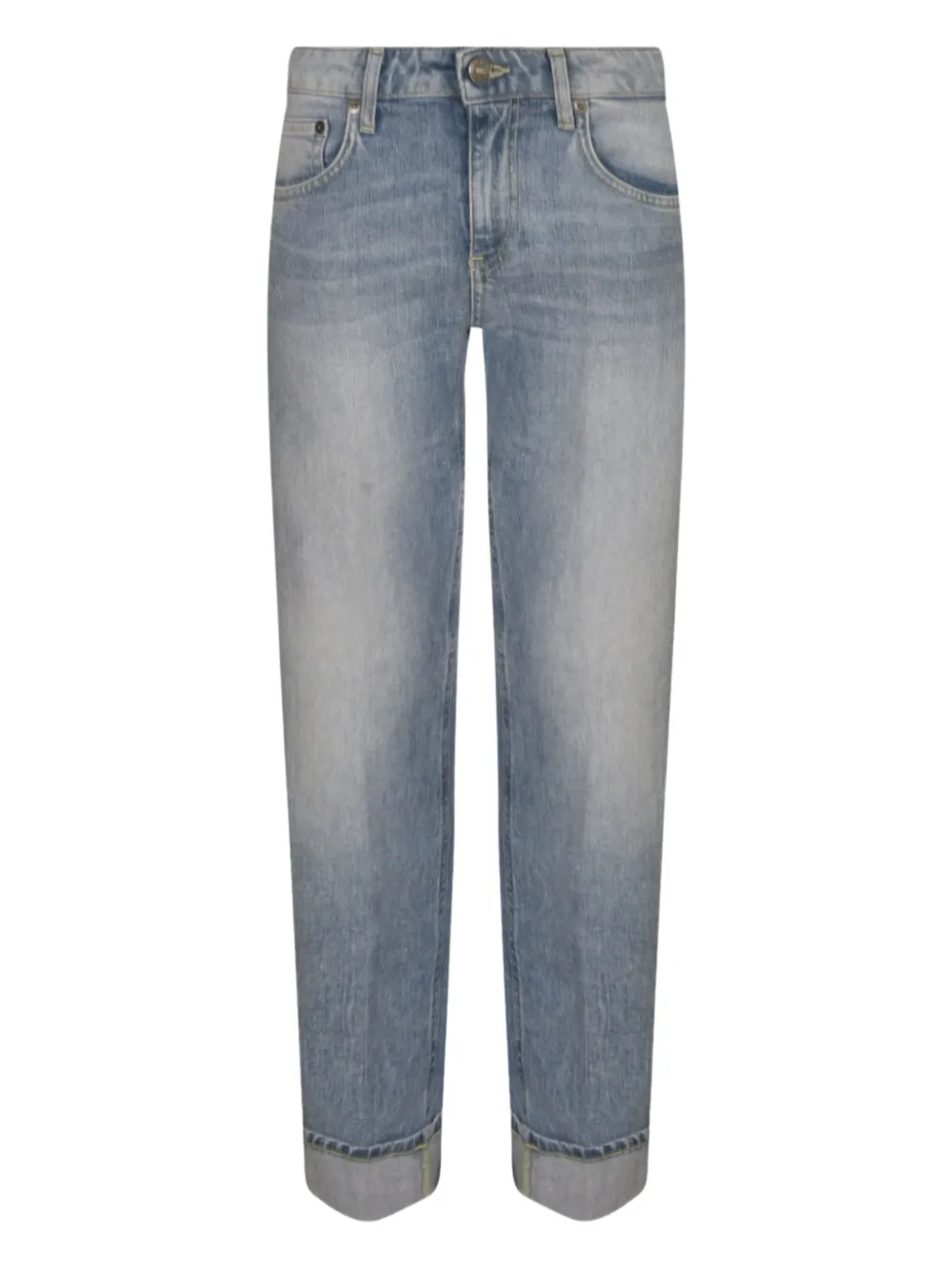 DONDUP Jeans met omgeslagen pijpen Blauw