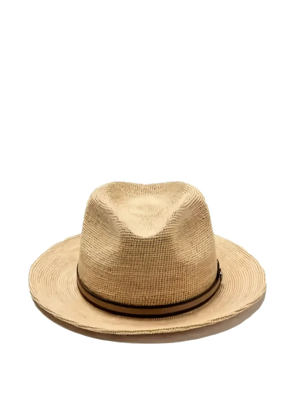 Borsalino Fedora hoed met stroband Beige