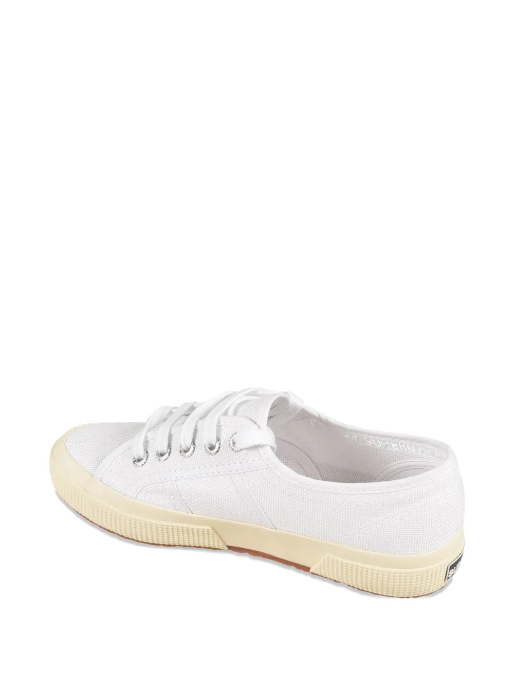 Superga lace-up canvas sneakers White