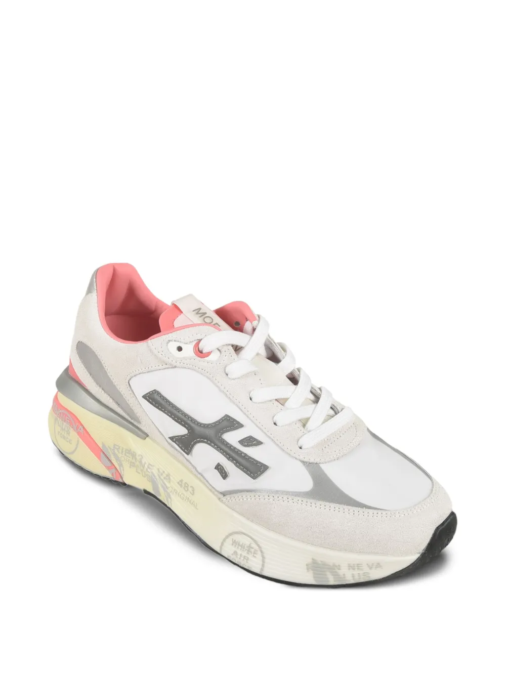 Premiata Moerund panelled sneakers White
