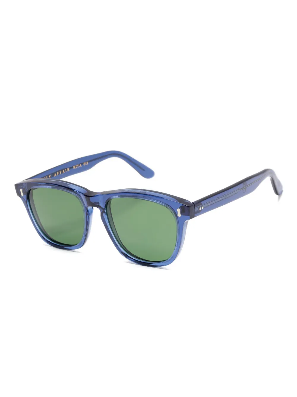 Family Affair Zonnebril met vierkant montuur Blauw