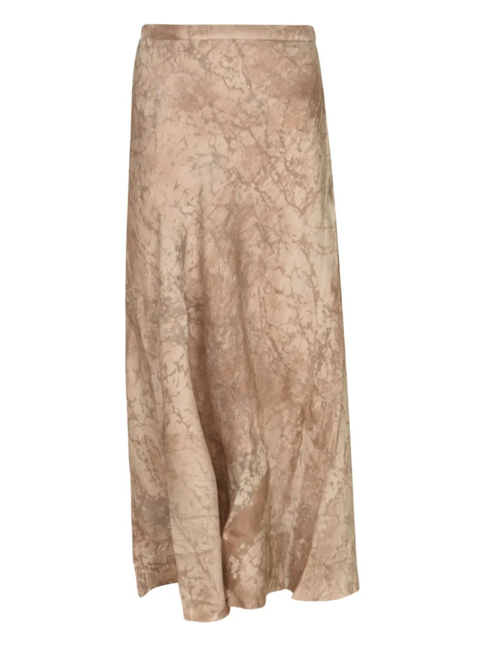 Avant Toi Midi-rok met marmerprint Bruin