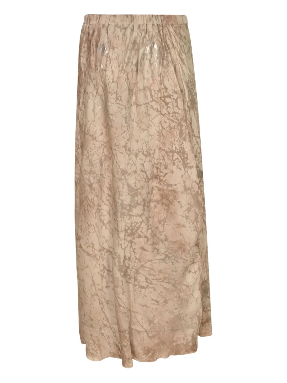 Avant Toi Midi-rok met marmerprint Bruin