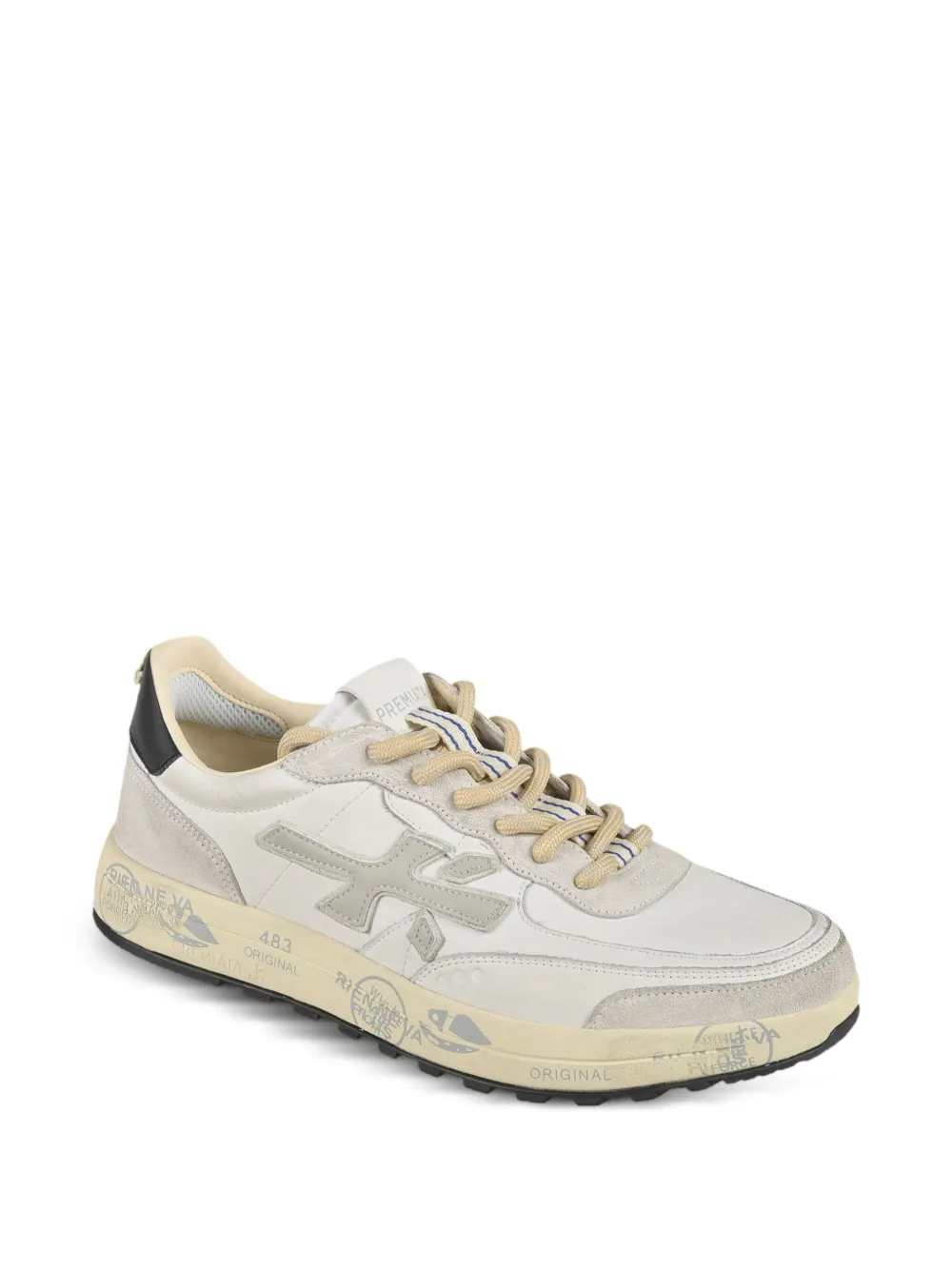 Premiata stamp-print leather sneakers | Low-Tops | Image 2