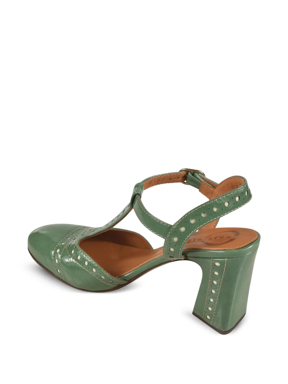 Chie Mihara 90mm Mira pumps Green