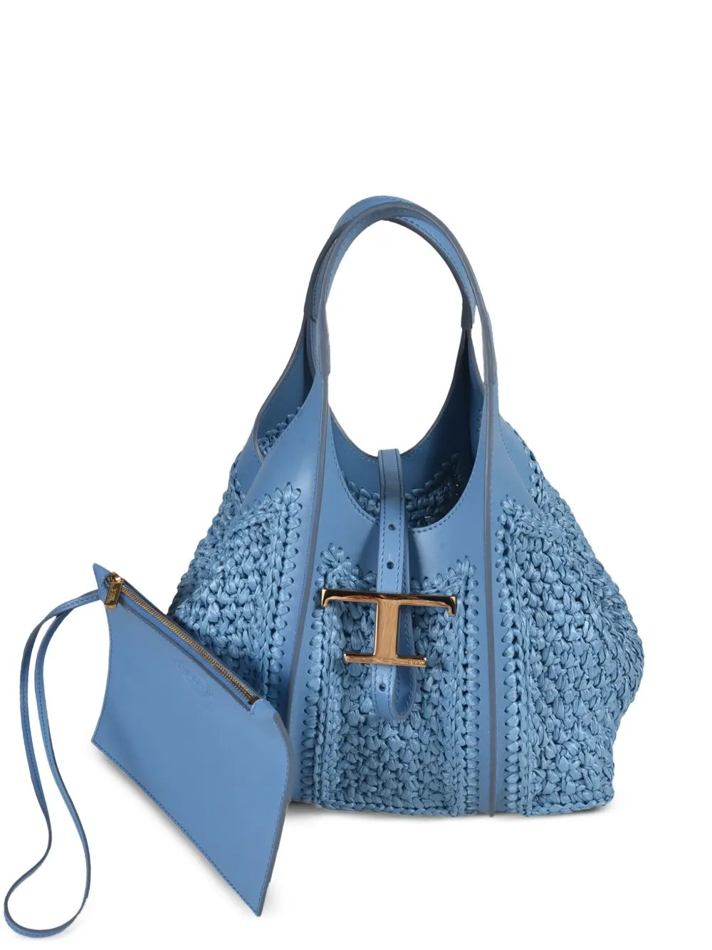 Tod's レザー トートバッグ - ブルー Tod's レザー トートバッグ - ブルー