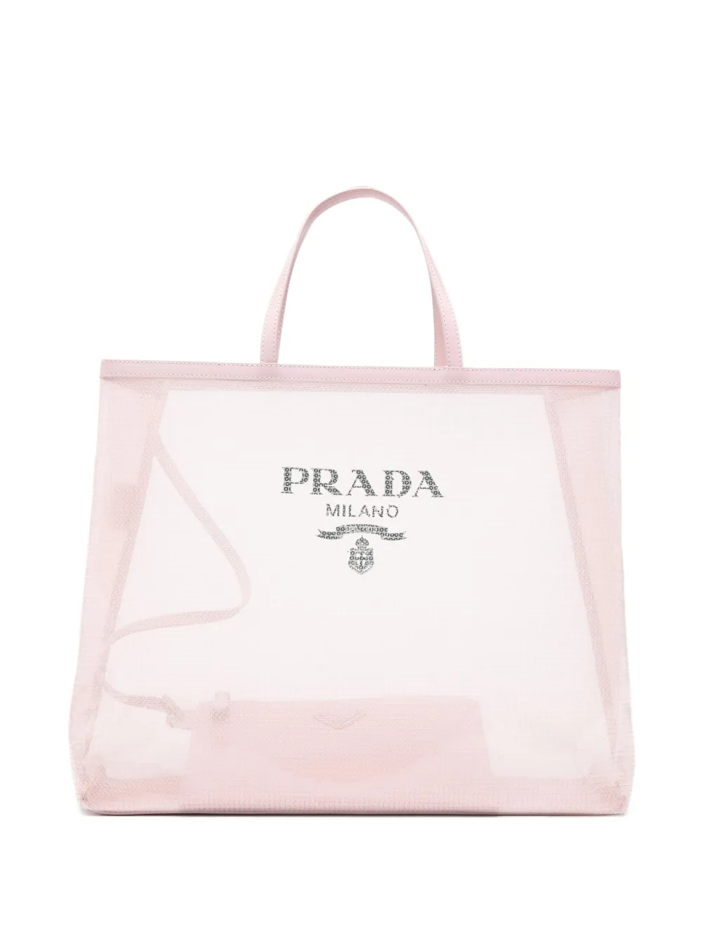 Prada logo-print tote bag - ピンク Prada logo-print tote bag - ピンク