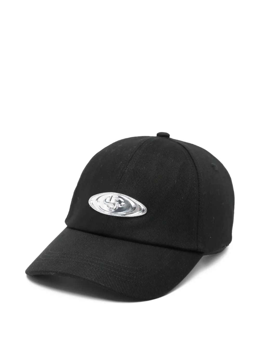 Casablanca warped-logo baseball cap - Nero