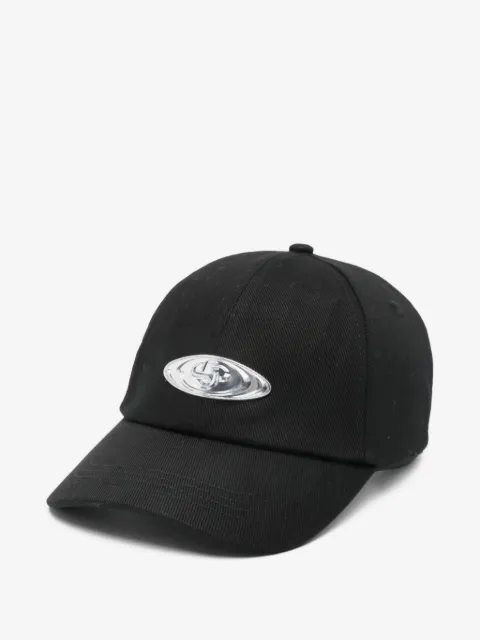 Casablanca warped-logo baseball cap