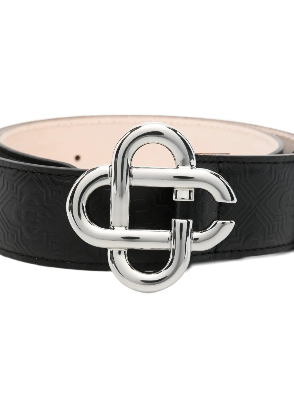 Casablanca Leren riem Zwart