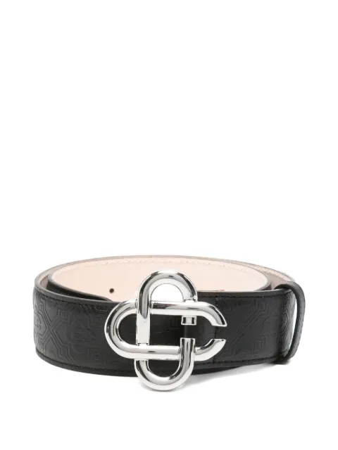 Casablanca monogram buckle belt