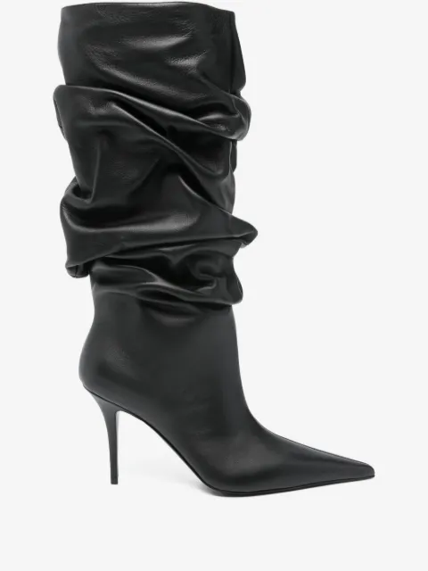 Amina Muaddi bottines Anok à talon