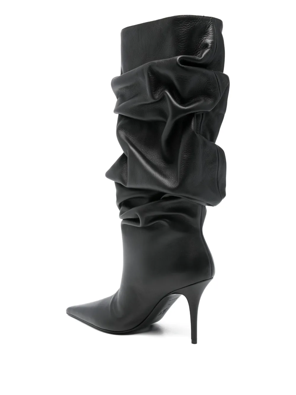 Amina Muaddi Anok Heeled Ankle Boots In Black
