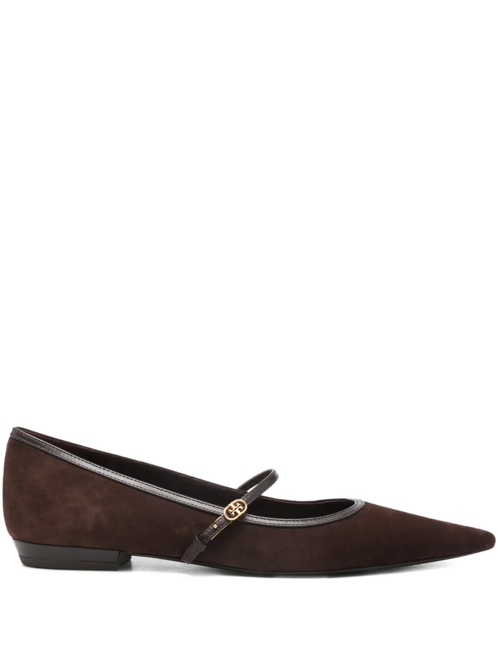 Tory Burch suede ballet flats 200 DARK COCOA DARK COCOA