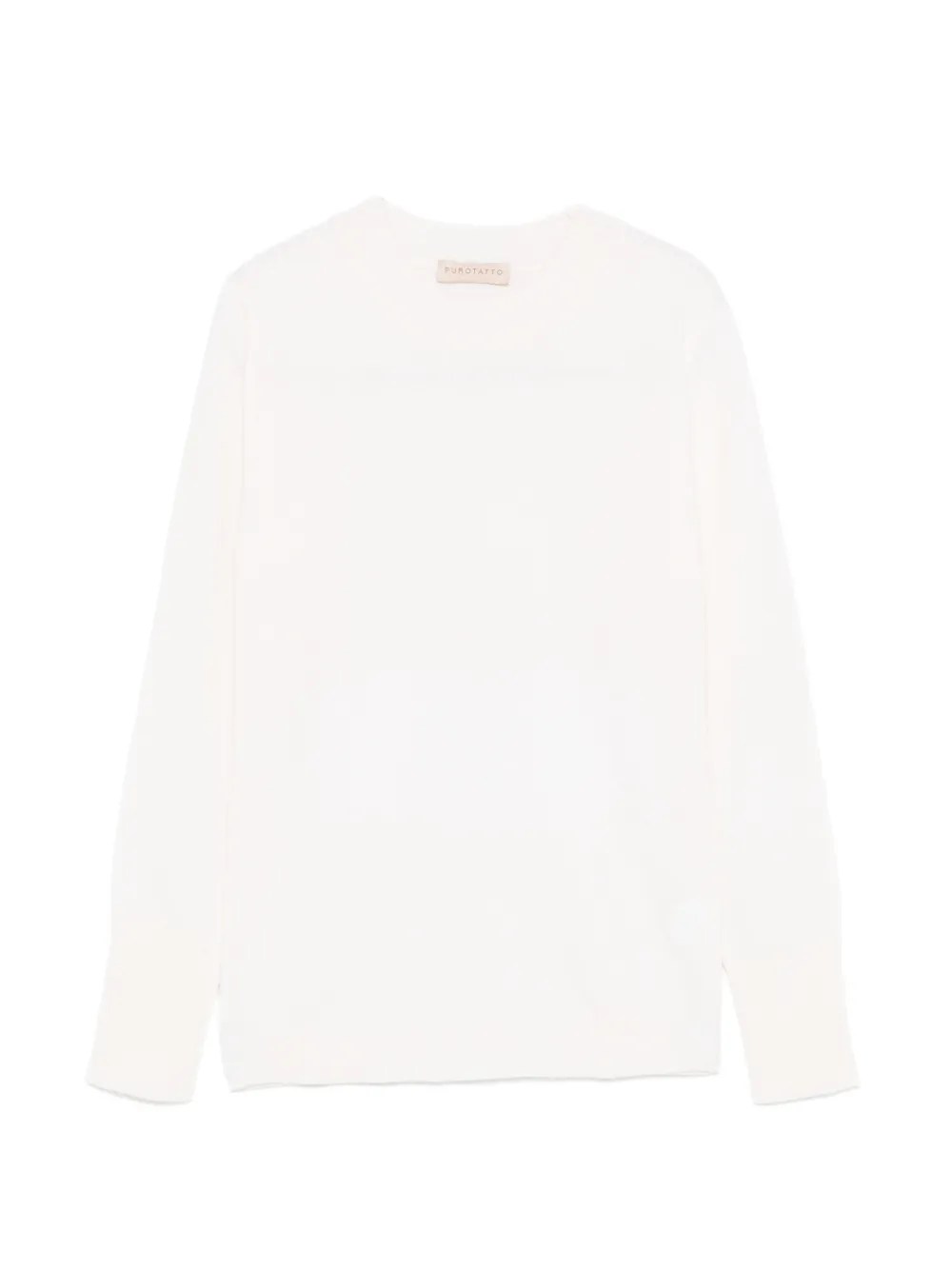 Purotatto crew-neck sweater - Bianco