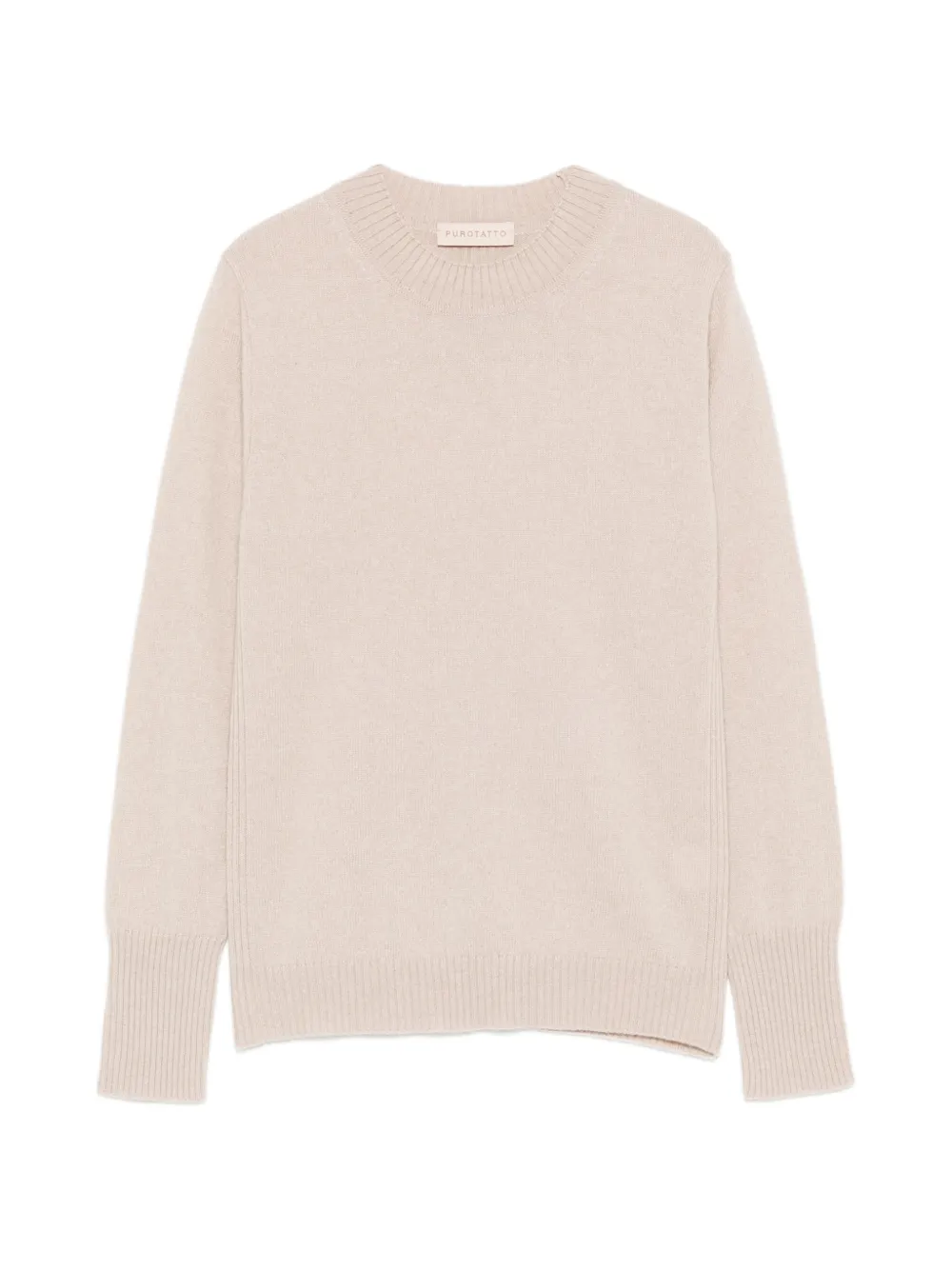 Purotatto crew neck sweater - Nude