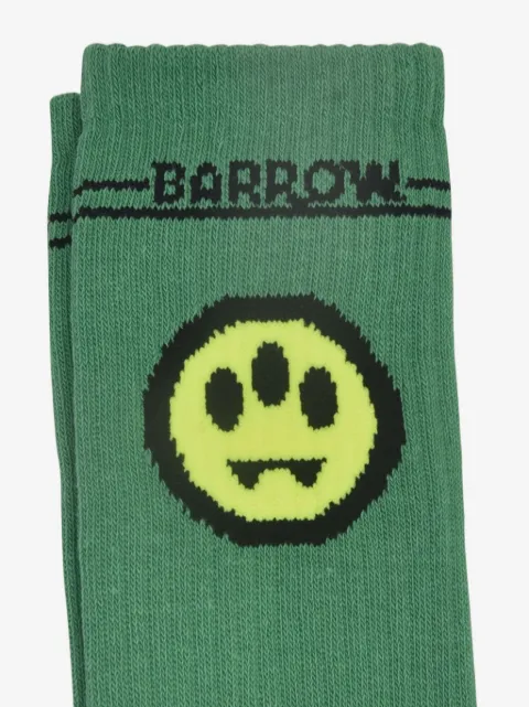 Barrow kids calcetines con logo en jacquard