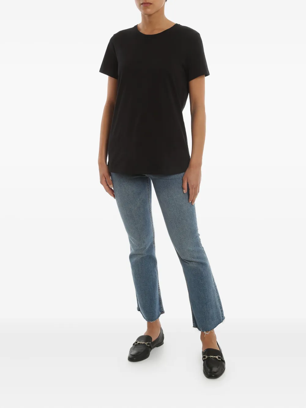 Purotatto Short-sleeve Crew-neck T-shirt In Black