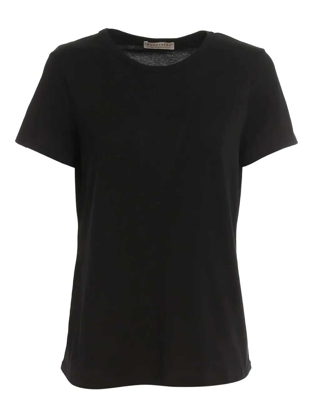 Purotatto Short-sleeve Crew-neck T-shirt In Black