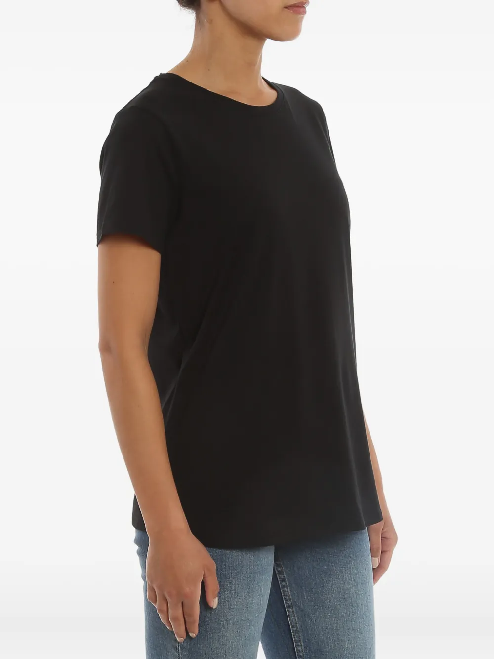 Purotatto Short-sleeve Crew-neck T-shirt In Black