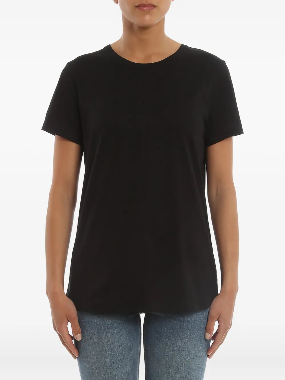 Purotatto Short-sleeve Crew-neck T-shirt In Black