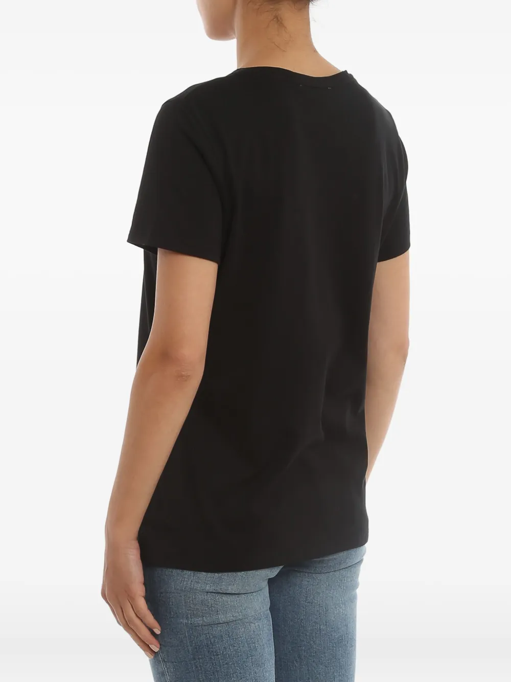 Purotatto Short-sleeve Crew-neck T-shirt In Black